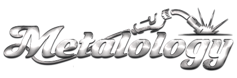 Metalology main logo with welding rod